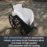 Waterproof Wheelchair Blanket - Mobility Scooter Cover Full Weather Protection Navy Cosy Aidapt Personal Care - Tophatter Daily Deals