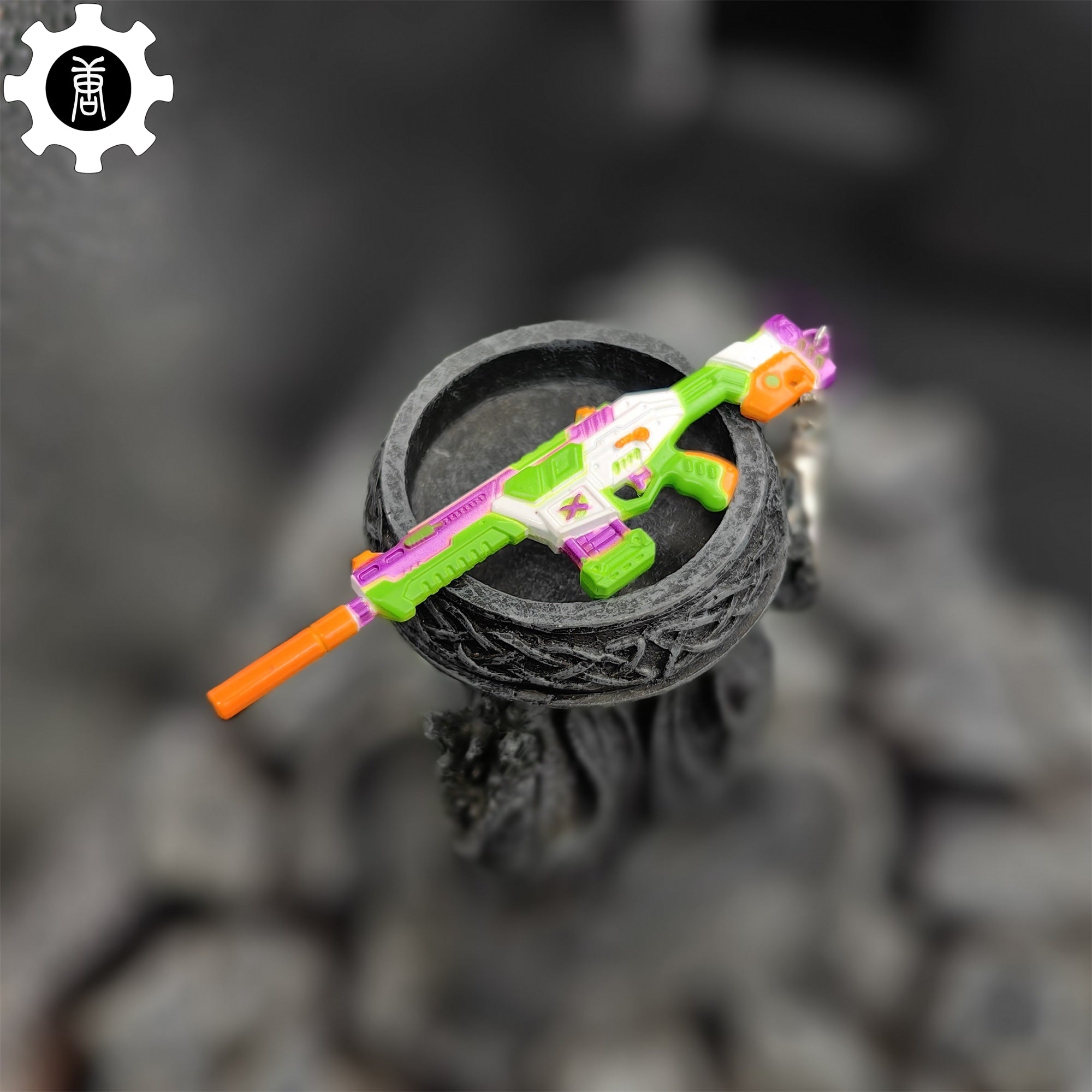 Mini BlastX Phantom Gun Keychain Metal Pendant - Tophatter Daily Deals