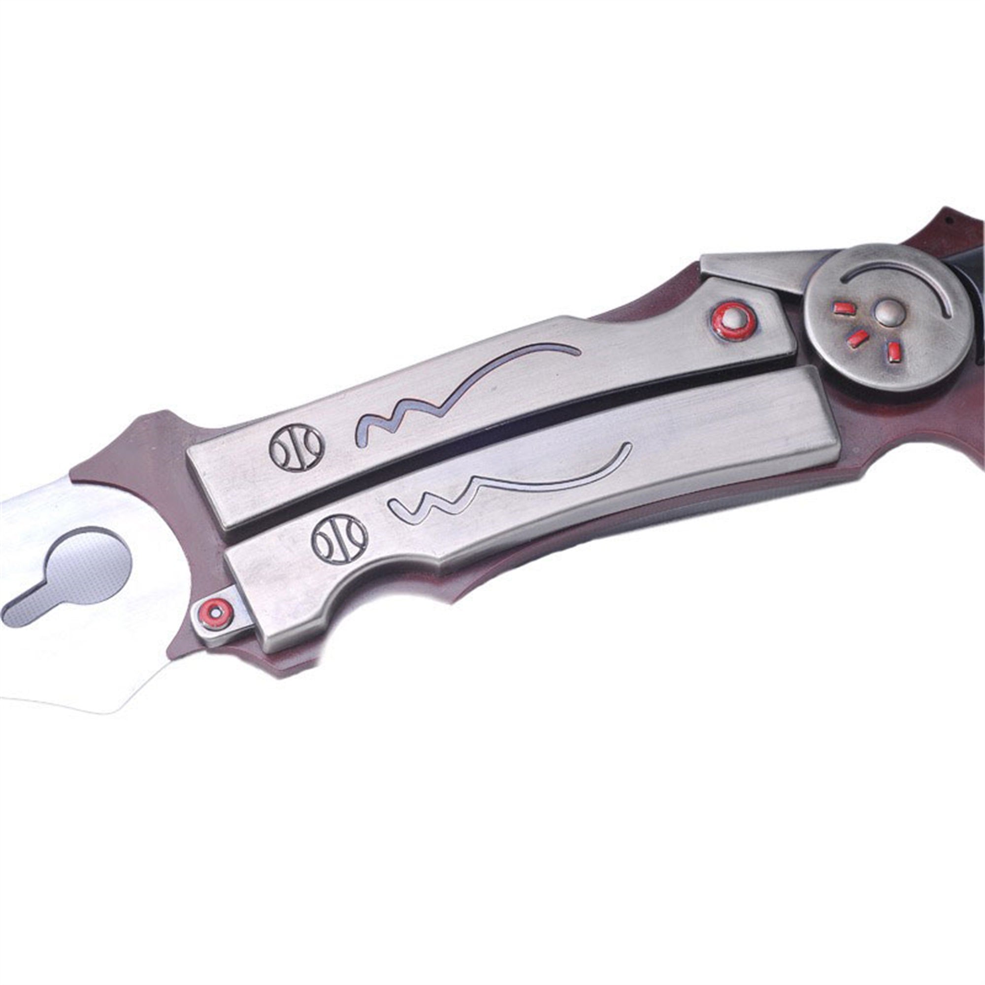 Blazefire Saber Lightning Gunblade IRL Steel Replica - Tophatter Daily Deals