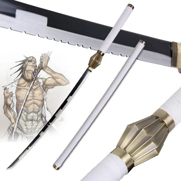 Bleach - Kenpachi Nozarashi Display (Straight Blade) Katana Sword - Tophatter Daily Deals