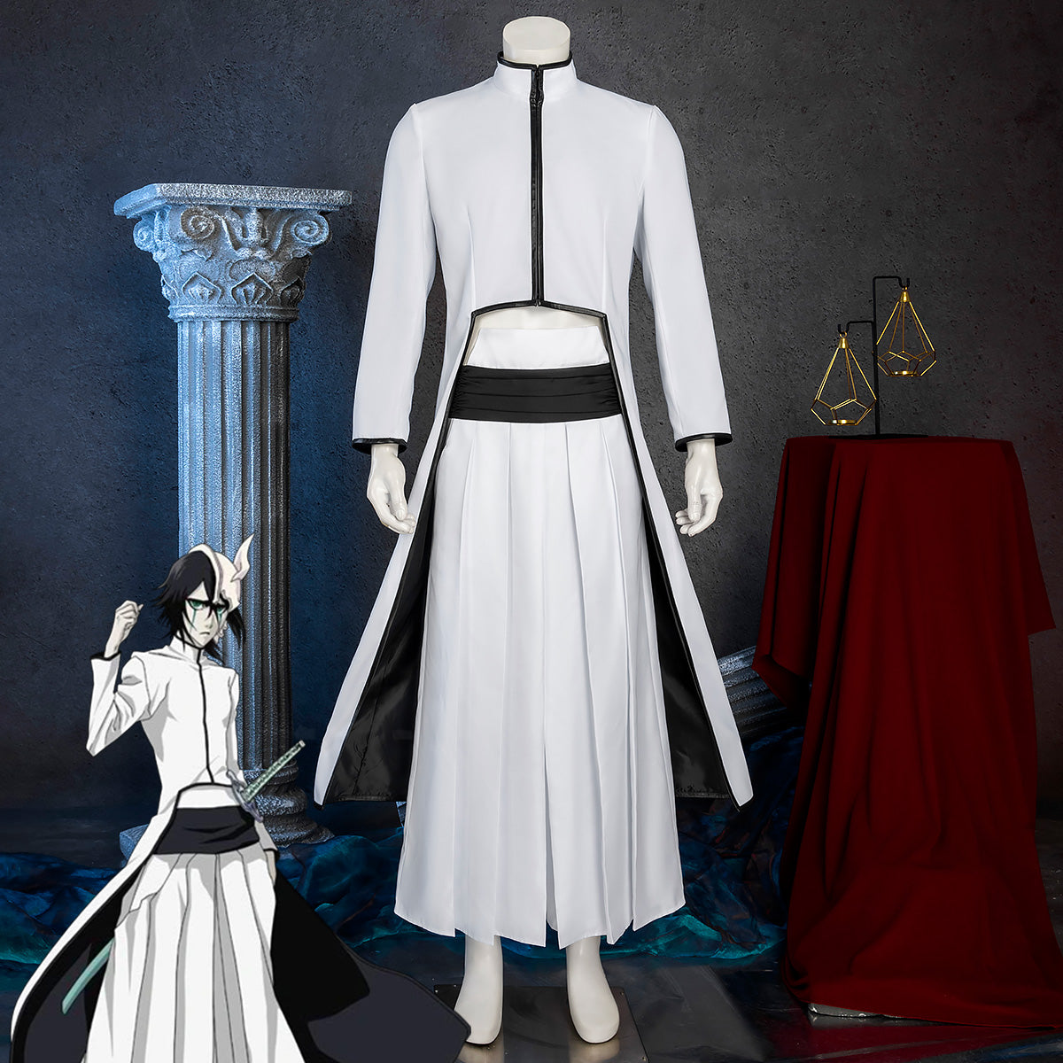 Bleach Ulquiorra Cifer Cosplay Costume Costume - Tophatter Daily Deals