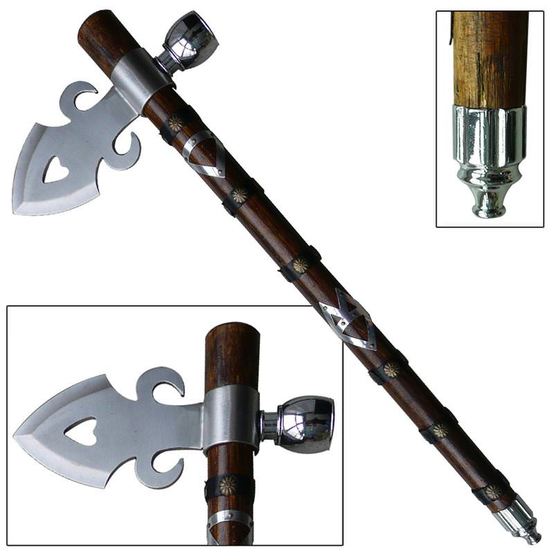 Bleeding Heart Missouri War Tomahawk Peace Pipe Collectible Weapons - Tophatter Daily Deals