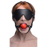 Blindfold Harness with Ball Gag > Bondage Gear > Gags and Bits - Tophatter Daily Deals