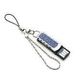 Fashion Mini Crystal Keychain Jewelry USB Flash Memory Drive 4 Colors USB Flash Drive - Tophatter Daily Deals