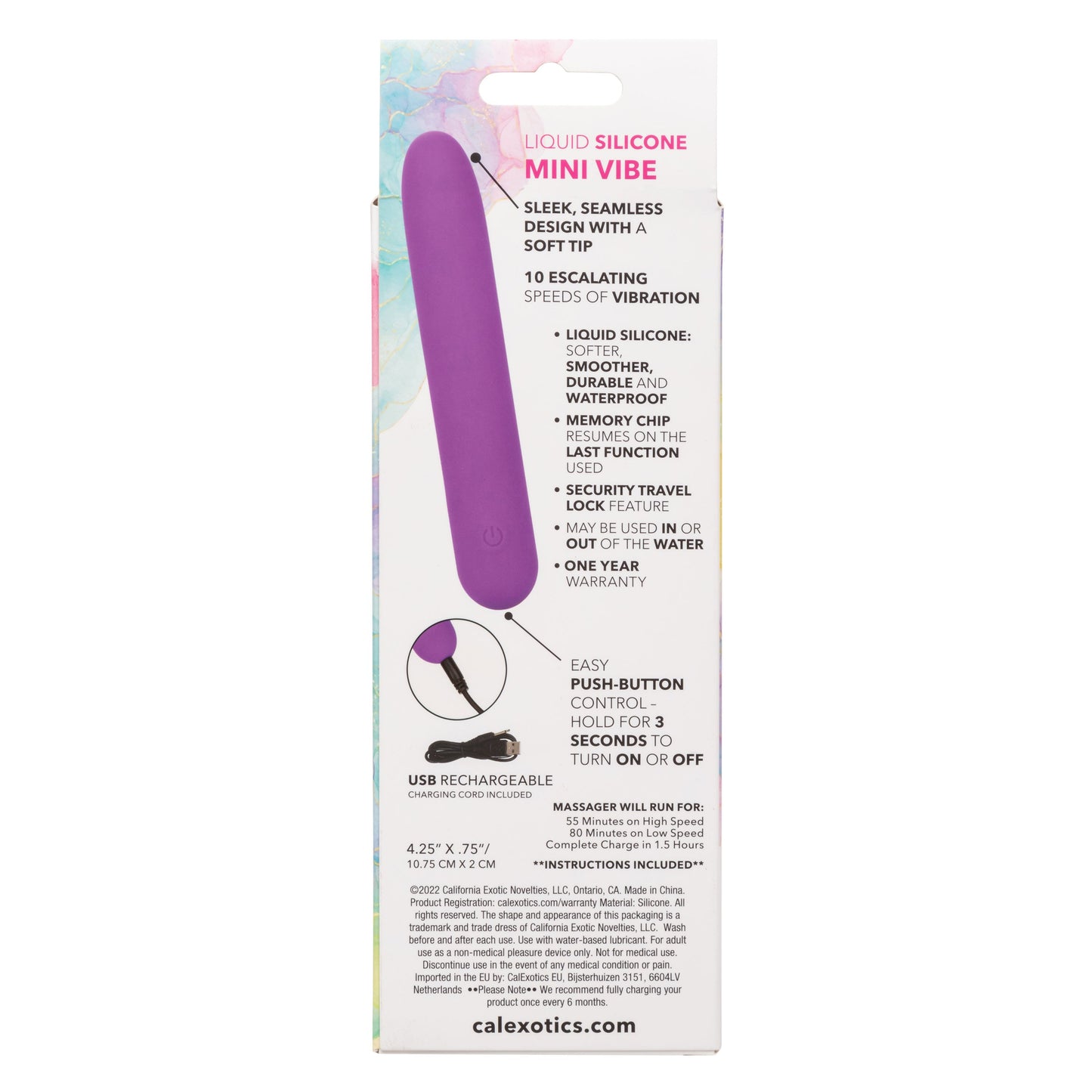 Bliss Liquid Silicone Mini Vibe Purple 10-Speed 4-Inch Vibrator > Vibrators > Mini Vibrators - Tophatter Daily Deals