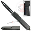 Blockade OTF Double Action Automatic Knife Black 2 Tone - Dual Edge Knife-OTF - Tophatter Daily Deals