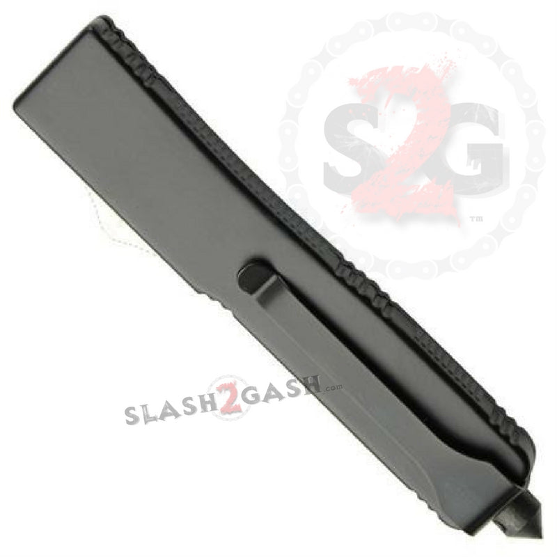 Blockade OTF Double Action Automatic Knife Black 2 Tone - Dual Edge Knife-OTF - Tophatter Daily Deals