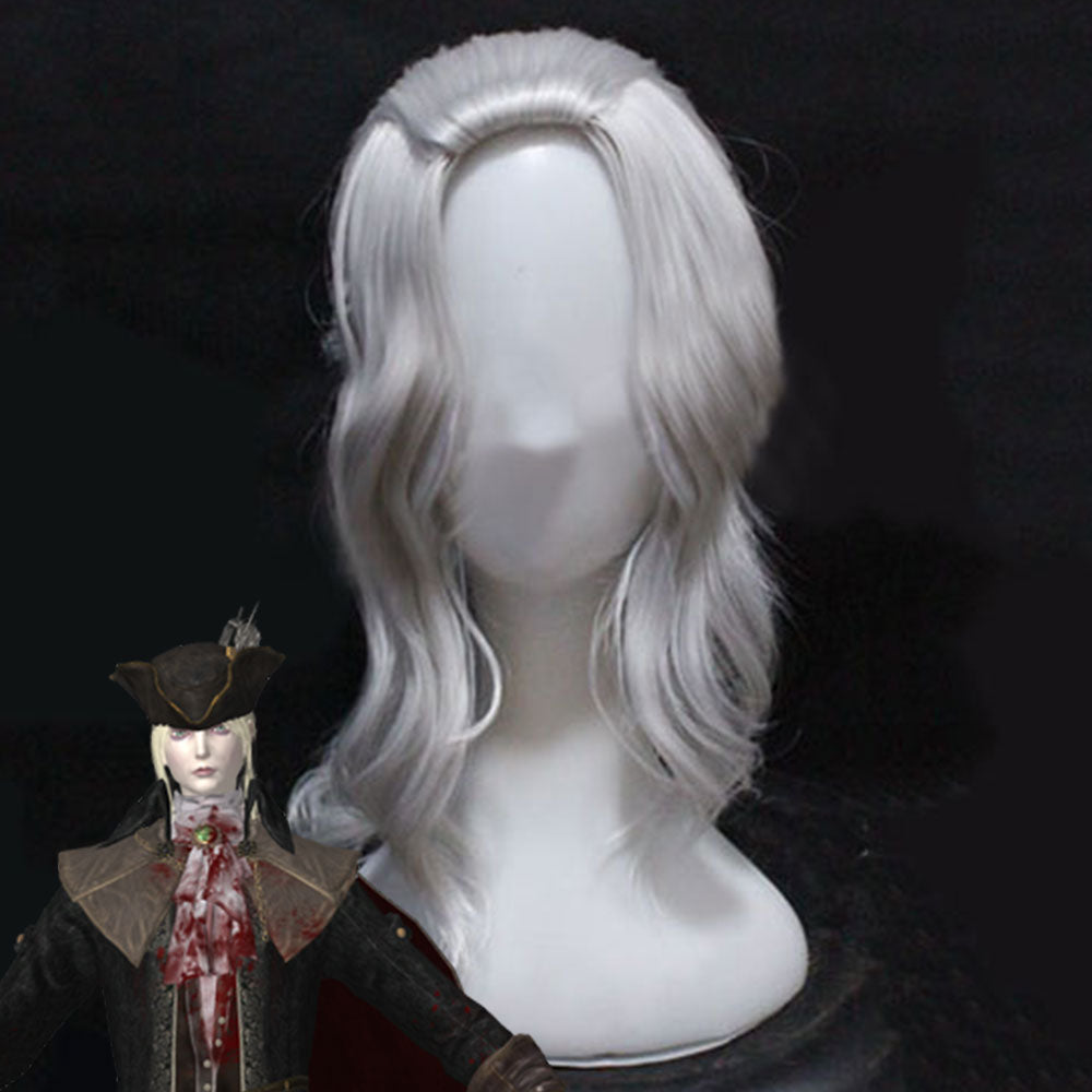 Bloodborne Lady Maria Of The Astral Clocktower Silver Cosplay Wig Wig - Tophatter Daily Deals