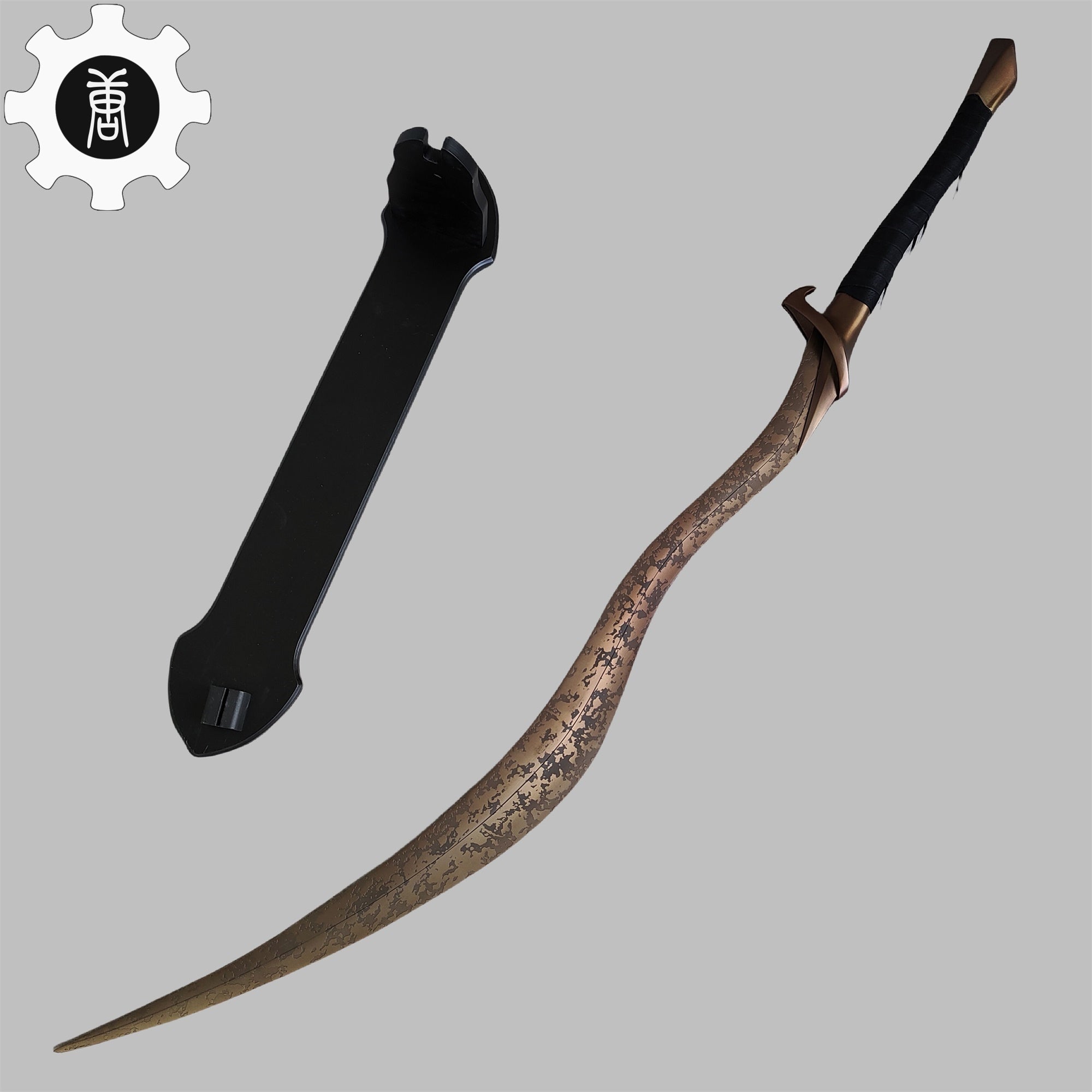 ER Bloodhound's Fang Metal Replica 115CM/45.2" 115cm Bloodhound's Fang - Tophatter Daily Deals