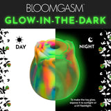 Bloomgasm Glow In The Dark Rose Suction Vibe - Tophatter Daily Deals