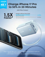 Anker Nano Power Bank (10K, 45W, Built-In Retractable USB-C Cable) Batteries & Power Accessories - Tophatter Daily Deals