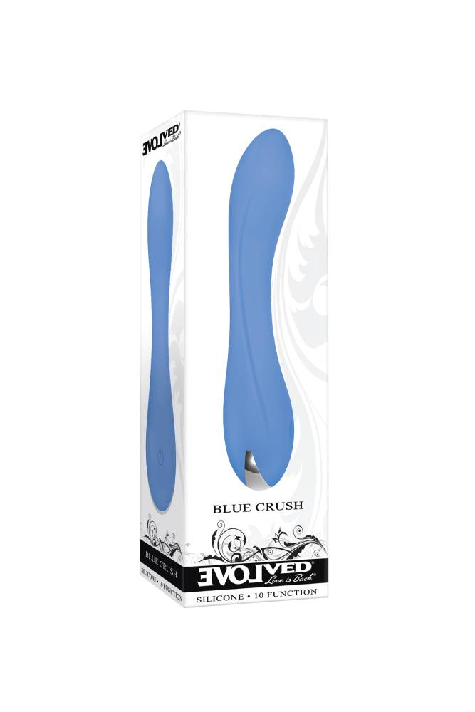 Evolved - Blue Crush - Flexible G-Spot Vibrator - Blue Sex Toy - Tophatter Daily Deals