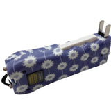 Blue Daisy Print 21,000,000 Volt Stun Gun Flashlight Panic Alarm Stun Guns - Tophatter Daily Deals