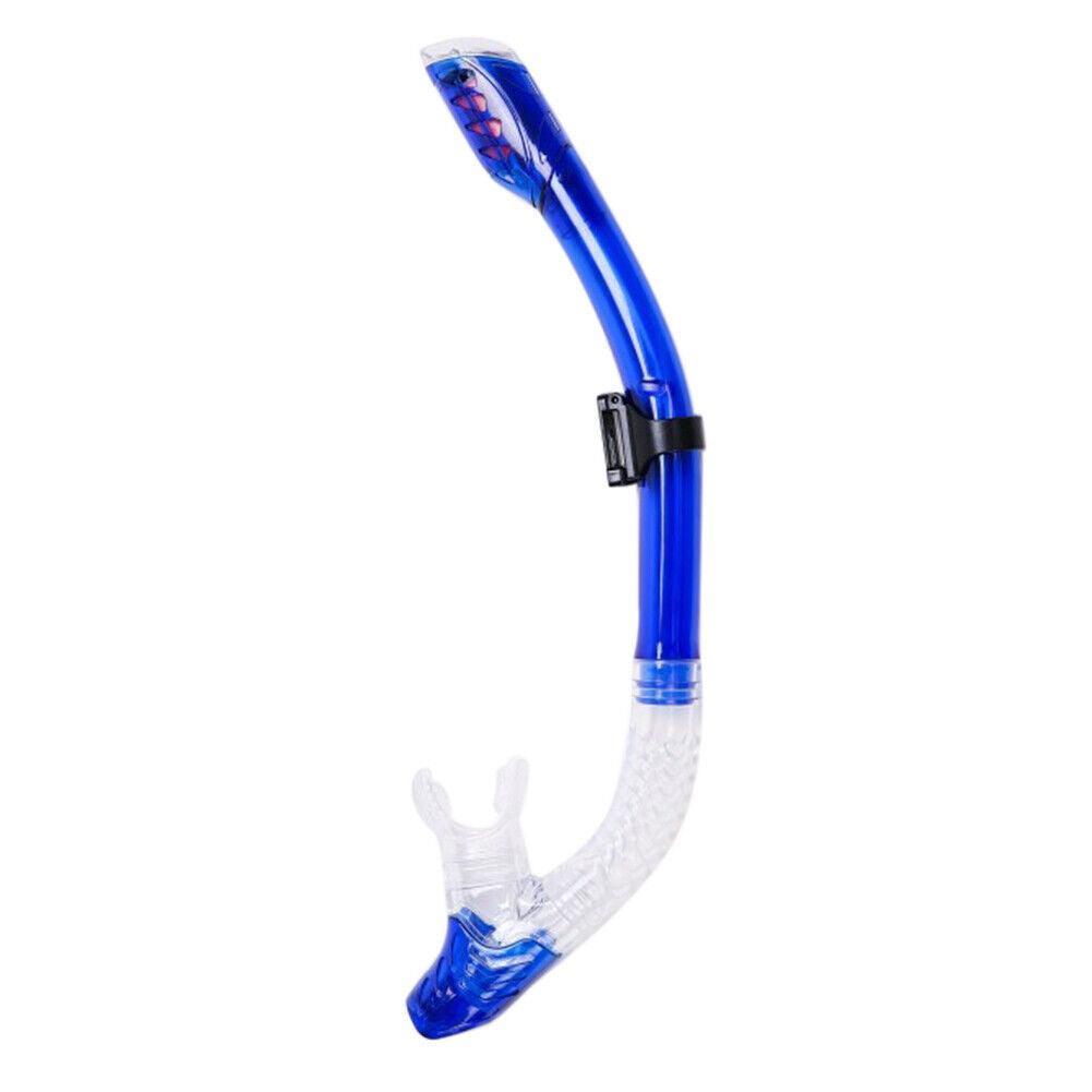 Swimming Breathing Tube - Dry Snorkel-Diving Snorkel For Scuba Diving Freediving Snorkeling With Top Dry Valve And Comfortable Mouthpiece Snorkel Blue Swimming - Tophatter Daily Deals
