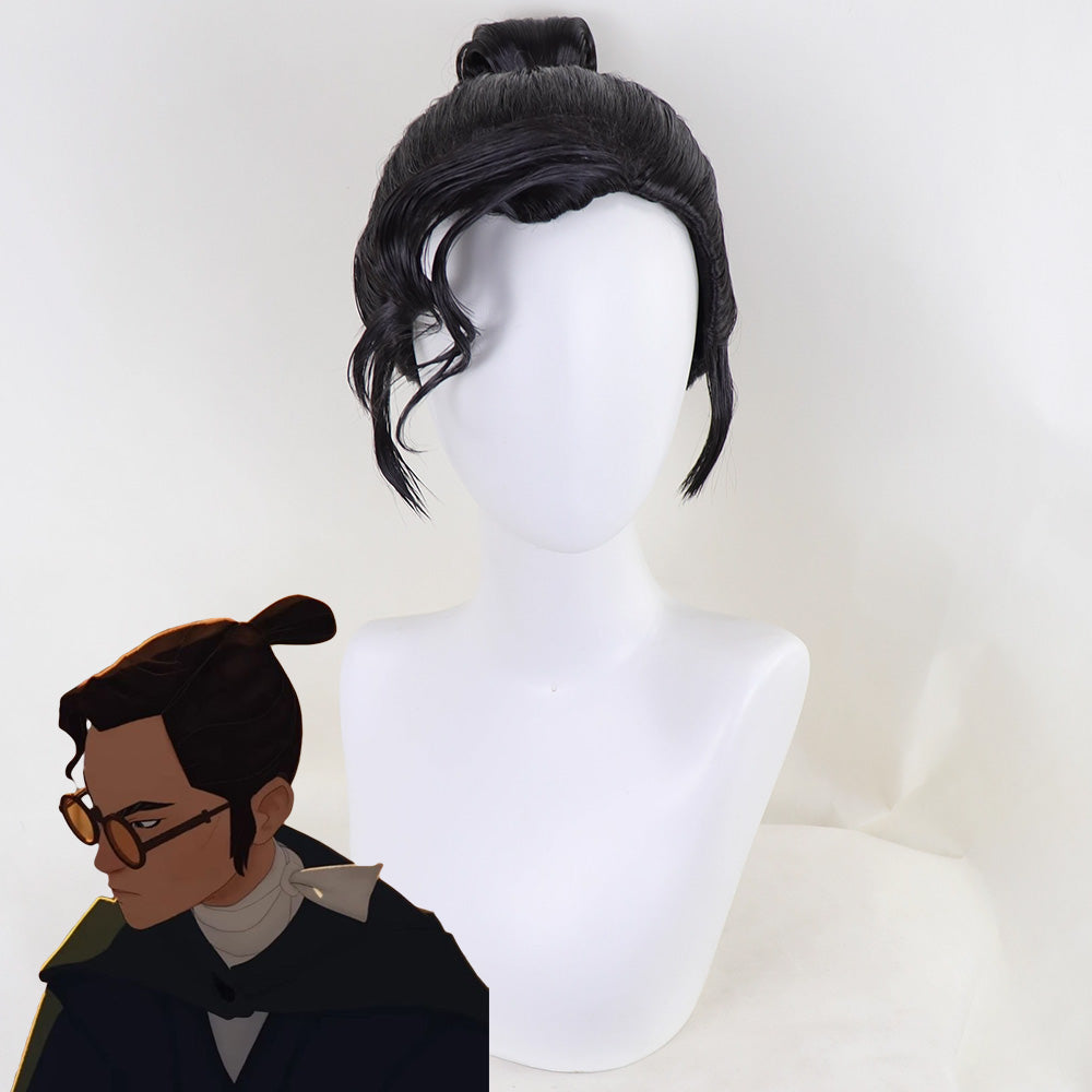 Blue Eye Samurai Mizu Black Cosplay Wig Wig - Tophatter Daily Deals