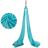 Aerial Yoga Hammock - Silks Yoga Swing Set 11 Yards Long Aerial Flying Kit Blue Yoga Product - Tophatter Daily Deals