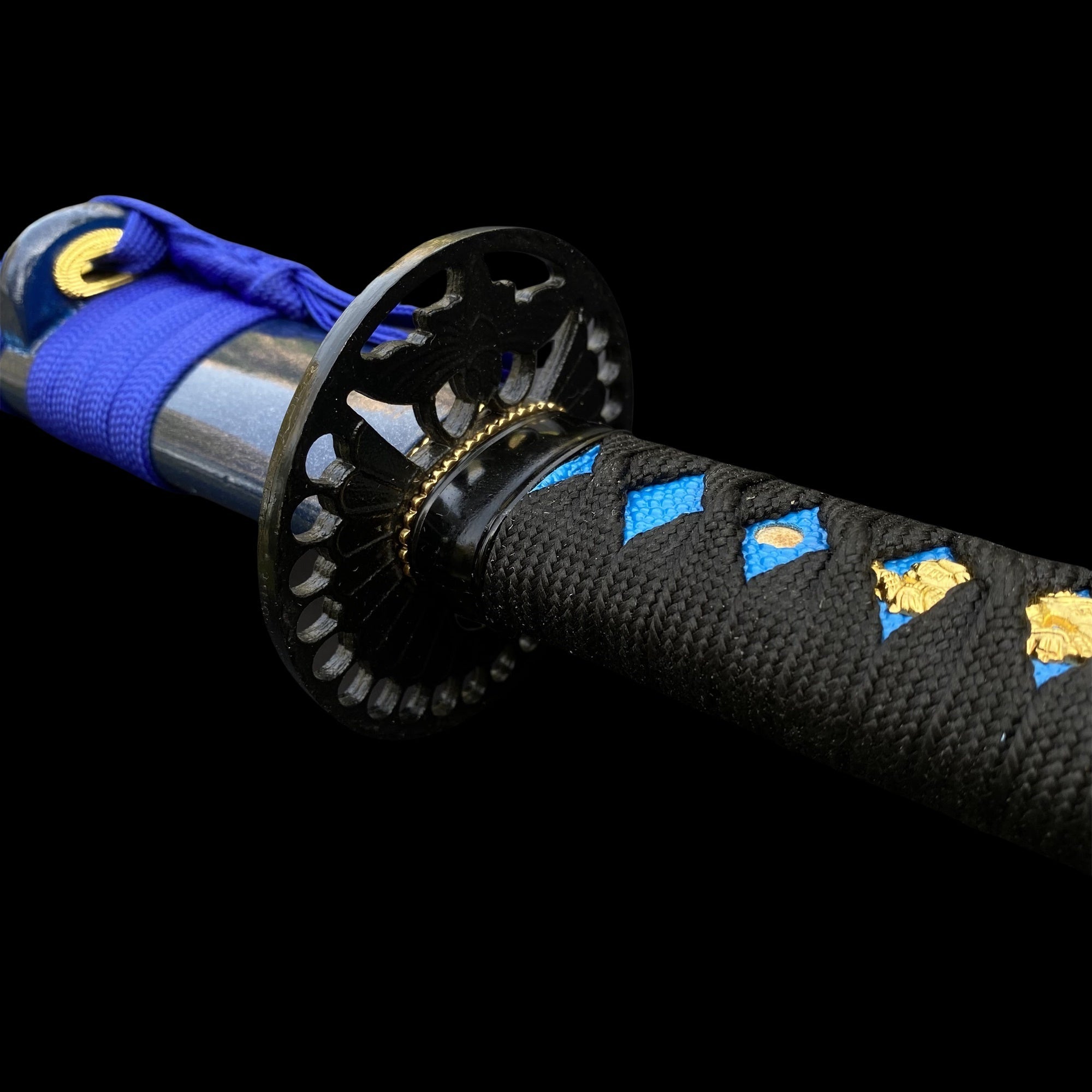 Carbon Steel Straight Blade Samurai Katana - Tophatter Daily Deals