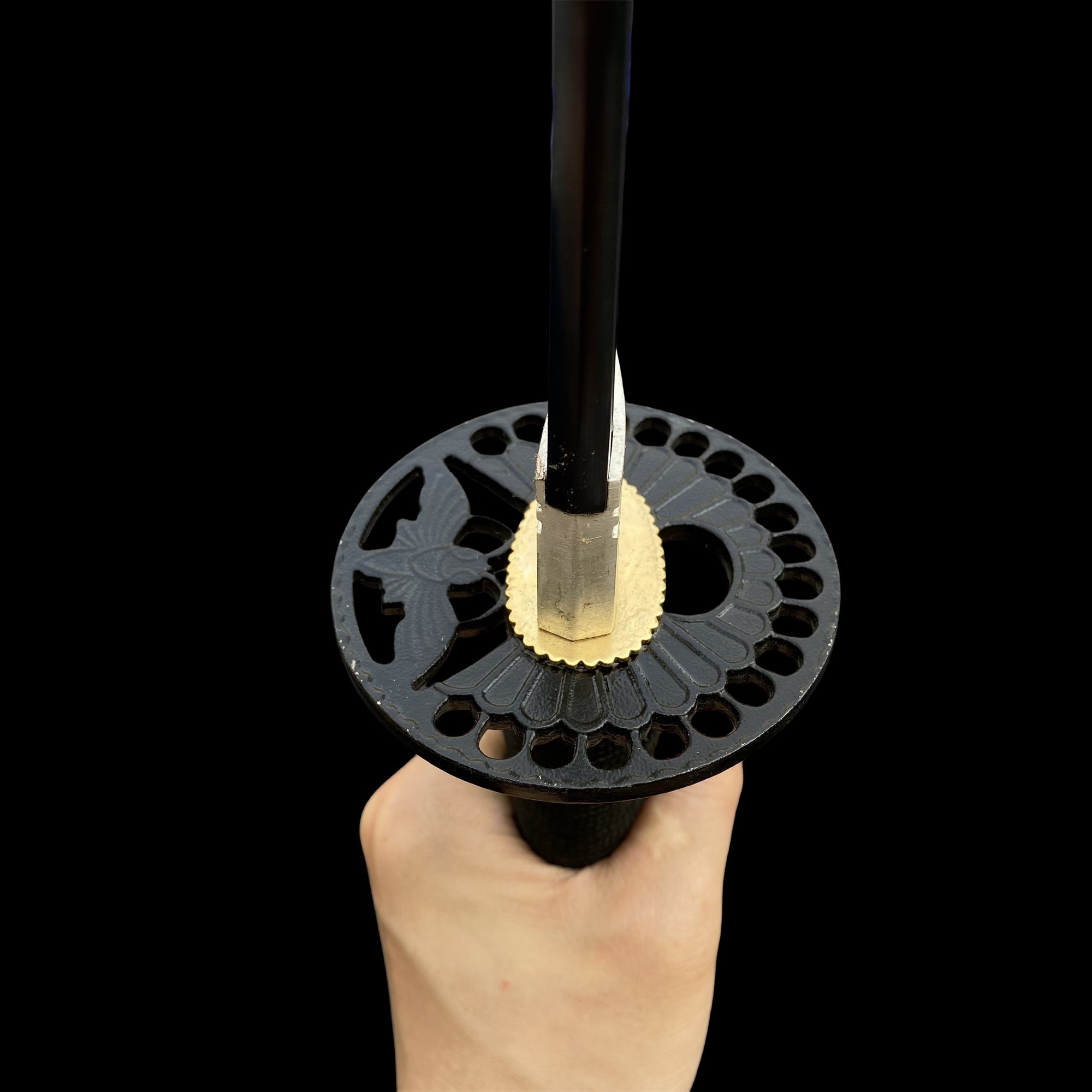 Carbon Steel Straight Blade Samurai Katana - Tophatter Daily Deals