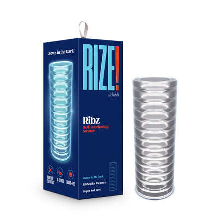 RIZE! Ribz Glow in the Dark Clear Stroker - Tophatter Daily Deals