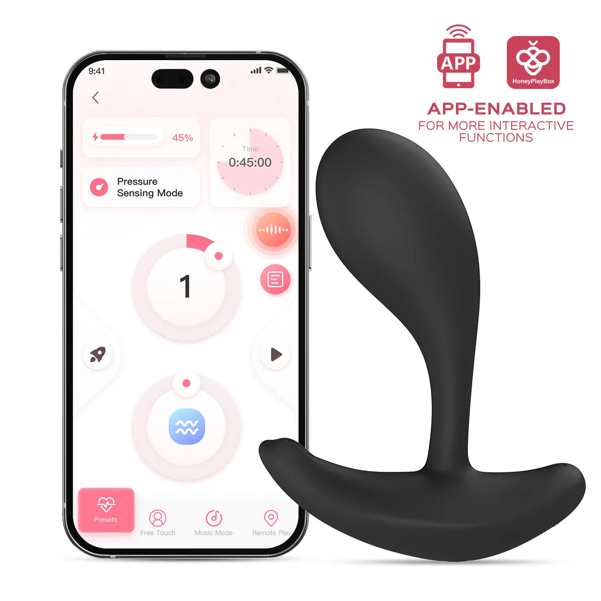 Oly 2 (Black) – App-Enabled Wearable Vibrator > Sex Toys For Ladies > Panty Vibes - Tophatter Daily Deals