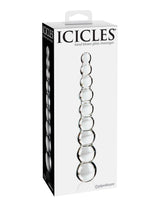 Icicles Clear Glass Massager Wand Handcrafted > Glass > Dildos - Tophatter Daily Deals