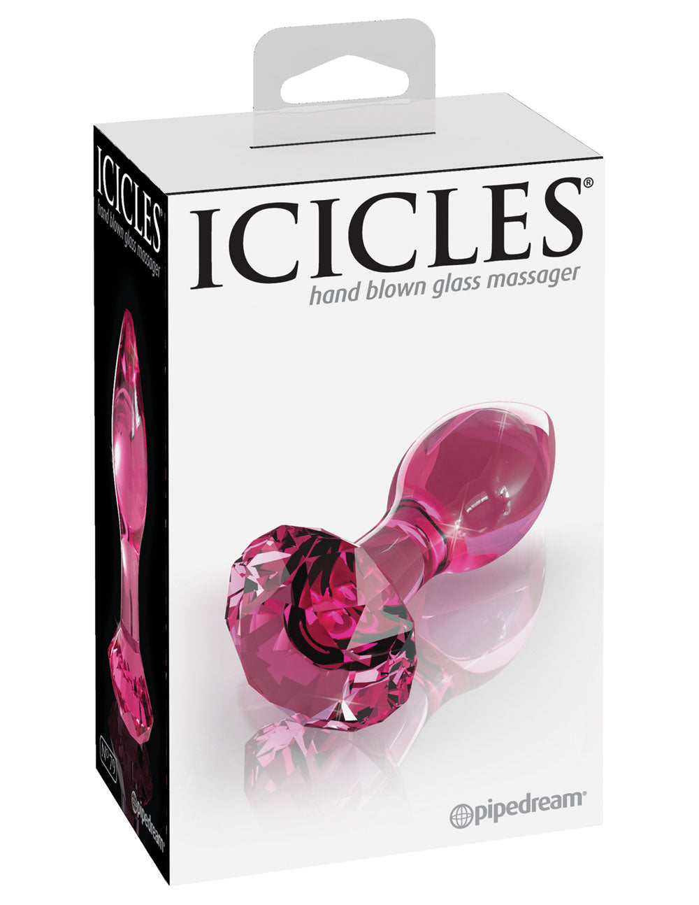 Icicles Hand Blown Glass Massager Elegant Body Safe Toy > Glass > Toys - Tophatter Daily Deals