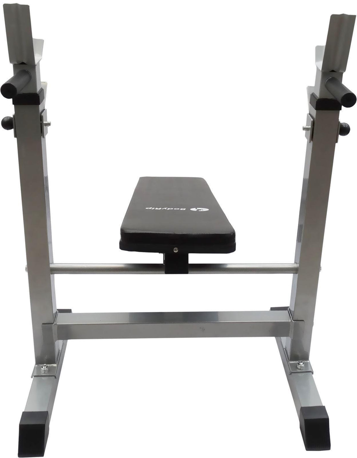 Folding Weight Bench With Rack - All-in-one Home Gym Bench Press & Dip Station Exercise & Fitness - Tophatter Daily Deals