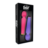Bogo Wand Dual Pack Vibrators in Pink and Purple with Whisper Quiet Motor > Sex Toys > Massage Wands - Tophatter Daily Deals