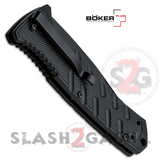 Boker Plus Strike Automatic Knife w/ Carry Case - Tanto Serrated Knife-Auto - Tophatter Daily Deals