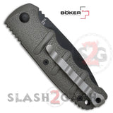 Boker Kalashnikov Automatic Knife Gun Metal Grey - Drop Serrated Knife-Auto - Tophatter Daily Deals