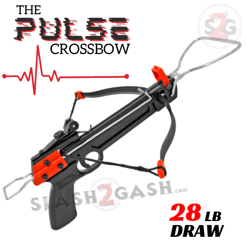 28 lb Mini Pistol Crossbow Gun w/ Arrows Hunting Archery Bolt - The PULSE Crossbow - Tophatter Daily Deals