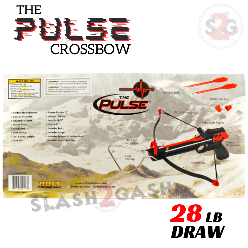 28 lb Mini Pistol Crossbow Gun w/ Arrows Hunting Archery Bolt - The PULSE Crossbow - Tophatter Daily Deals