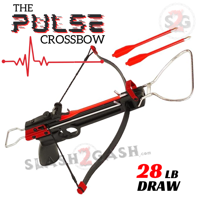 28 lb Mini Pistol Crossbow Gun w/ Arrows Hunting Archery Bolt - The PULSE Crossbow - Tophatter Daily Deals