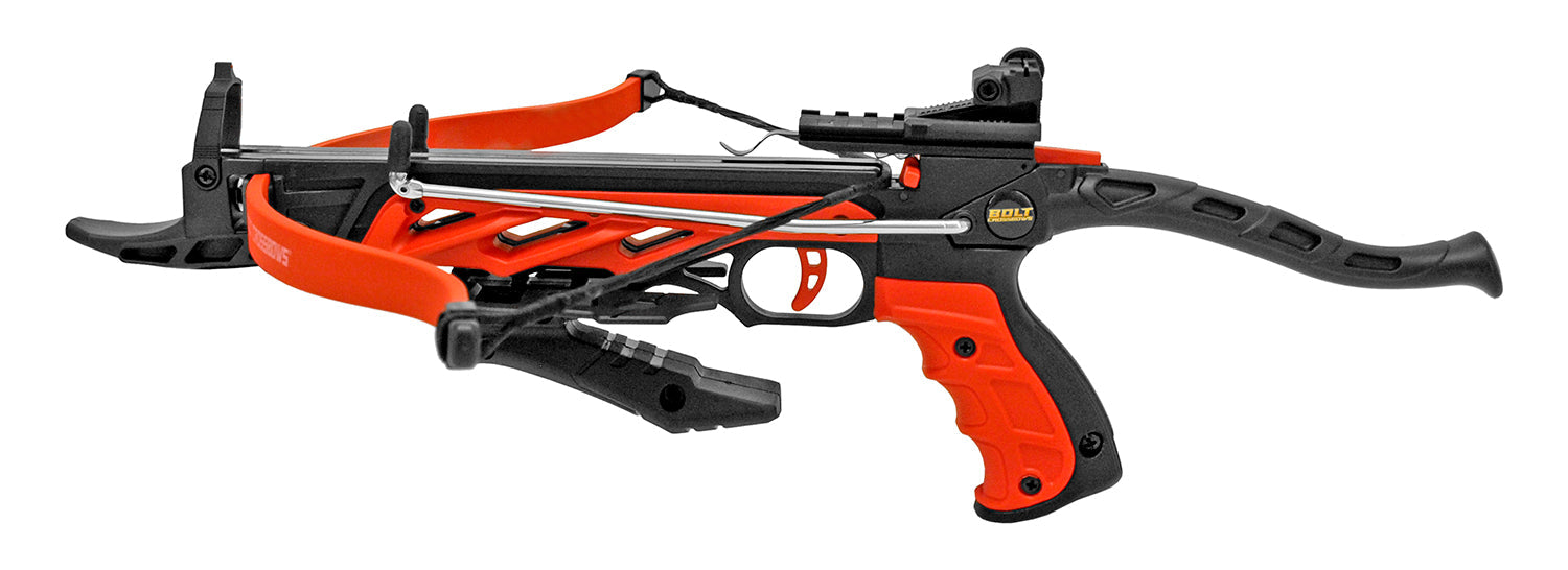80 lb Pistol Crossbow THE IMPACT w/ Arrows Bolts Archery Gun - Self Cocking Crossbow - Tophatter Daily Deals