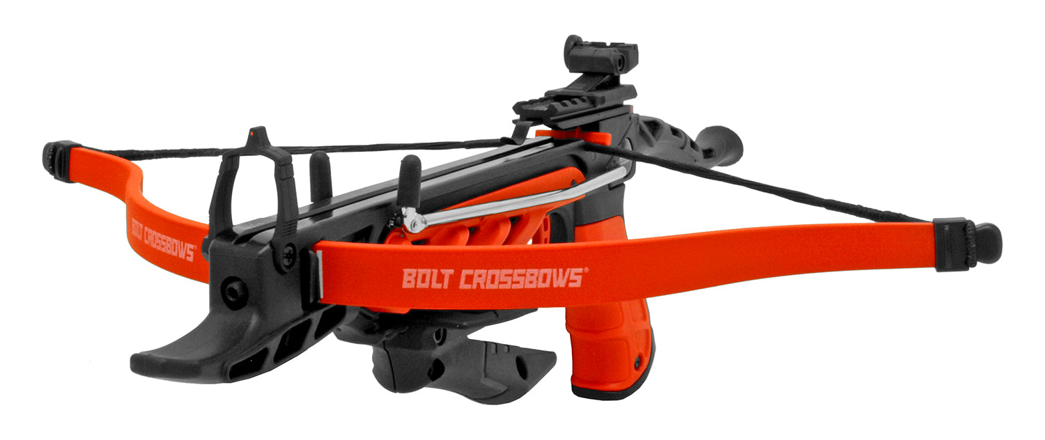 80 lb Pistol Crossbow THE IMPACT w/ Arrows Bolts Archery Gun - Self Cocking Crossbow - Tophatter Daily Deals