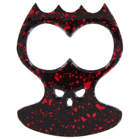 Bone Crusher Self Defense Knuckle Spiked Bottle Opener - Red Belt Buckle - Tophatter Daily Deals