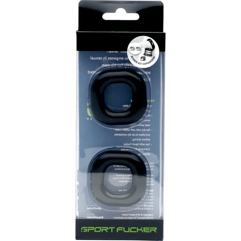 Boner Expansion Pack Black - 1.3 Inch Ball Ring Size > Cock Ring > Sets - Tophatter Daily Deals