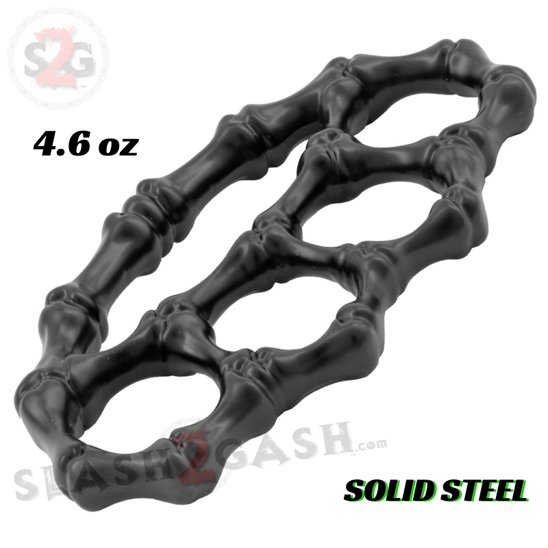 Bones Brass Knuckles Paperweight Knuckle Duster - Asst. Colors Belt Buckle - Tophatter Daily Deals