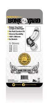 Boneyard Silicone Ring Five Piece Kit Black > Cock Ring > Sets - Tophatter Daily Deals