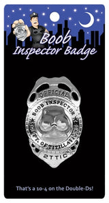 Boob Inspector Badge – Novelty Party Accessory Badge > Novelties > Bachelor & Bachelorette Items - Tophatter Daily Deals