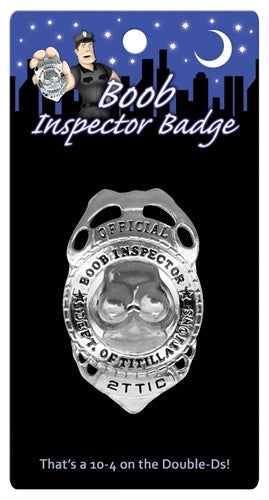 Boob Inspector Badge – Novelty Party Accessory Badge > Novelties > Bachelor & Bachelorette Items - Tophatter Daily Deals