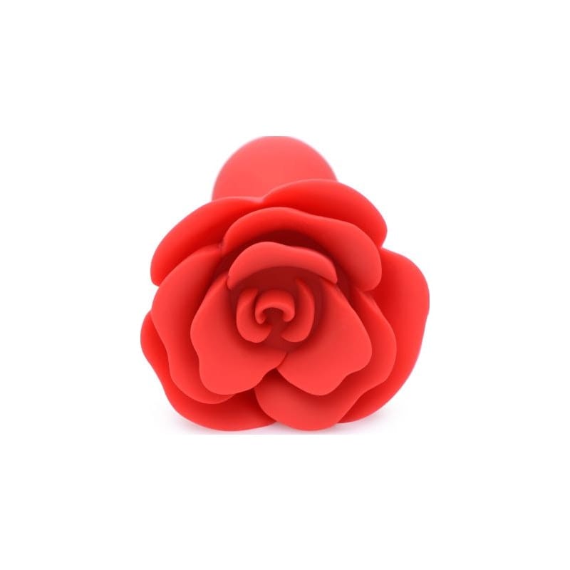 Booty Bloom Silicone Rose Plug Large Red > Anal Range > Butt Plugs - Tophatter Daily Deals