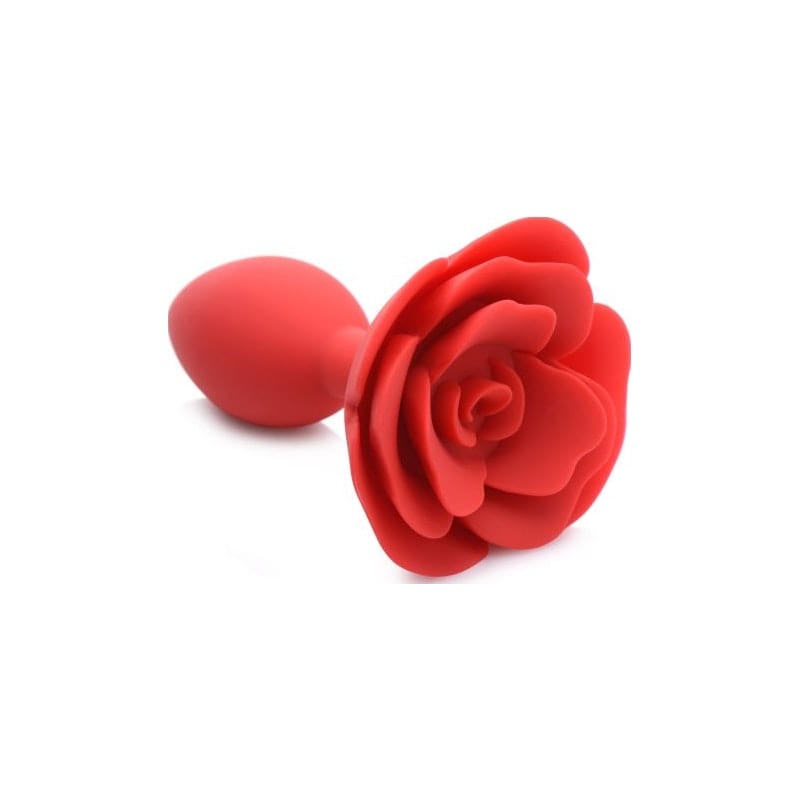 Booty Bloom Silicone Rose Plug Large Red > Anal Range > Butt Plugs - Tophatter Daily Deals