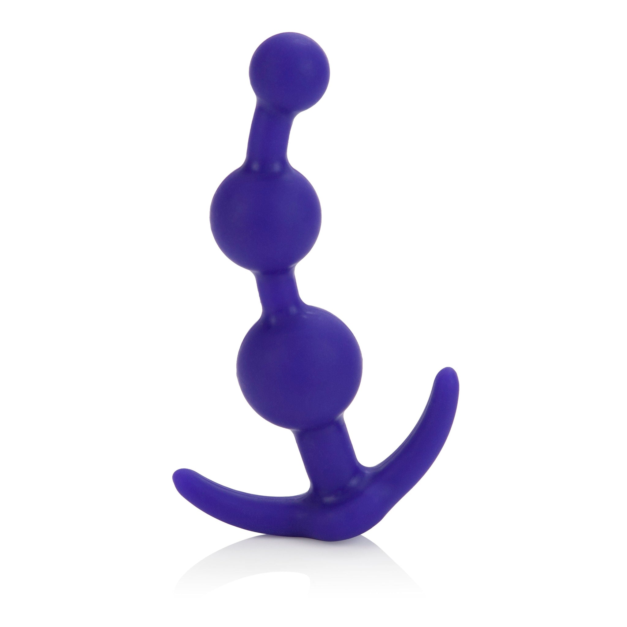 Booty Call Purple Silicone 4.75" Anal Beads with Easy Pull Handle > Anal Range > Anal Beads - Tophatter Daily Deals