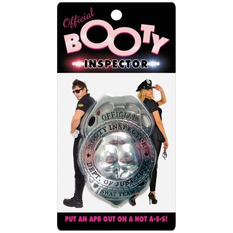 Booty Inspector Badge – Fun Party Accessory Badge > Novelties > Gag Gifts - Tophatter Daily Deals