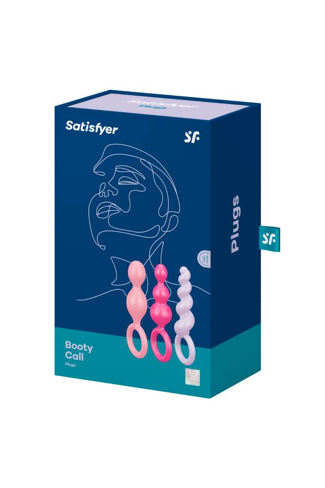 Satisfyer - Booty Call 3-Piece Plug Set - Multicolour Sex Toy - Tophatter Daily Deals