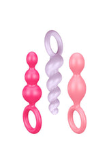 Satisfyer - Booty Call 3-Piece Plug Set - Multicolour Sex Toy - Tophatter Daily Deals
