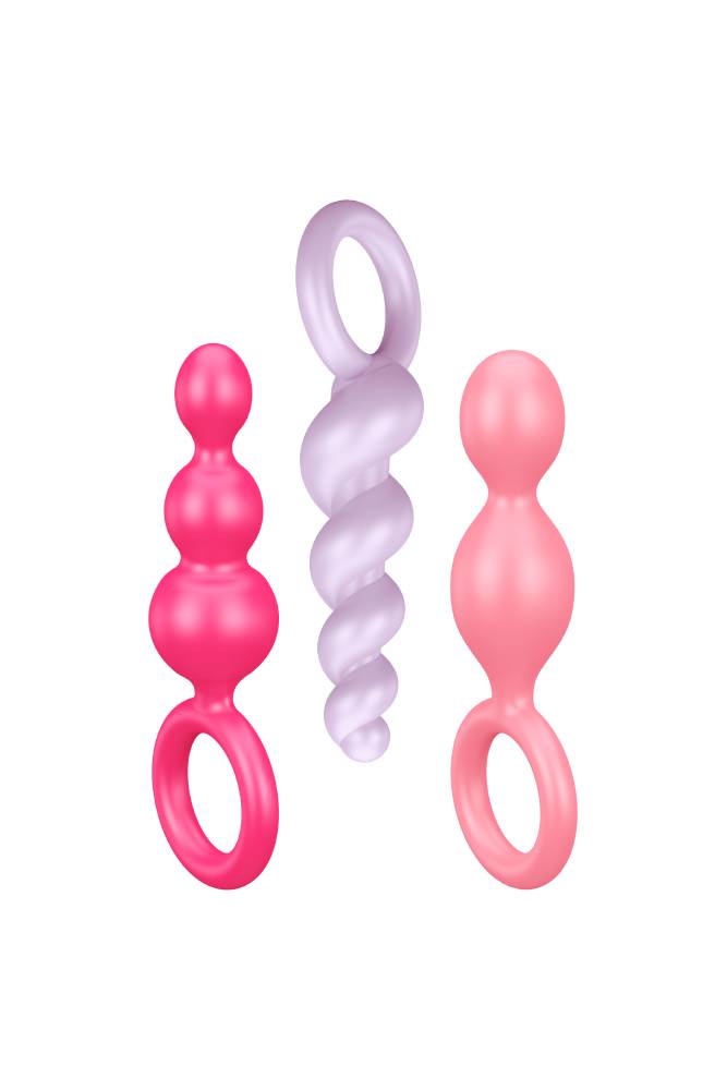 Satisfyer - Booty Call 3-Piece Plug Set - Multicolour Sex Toy - Tophatter Daily Deals