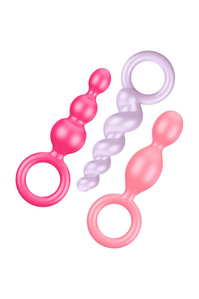 Satisfyer - Booty Call 3-Piece Plug Set - Multicolour Sex Toy - Tophatter Daily Deals