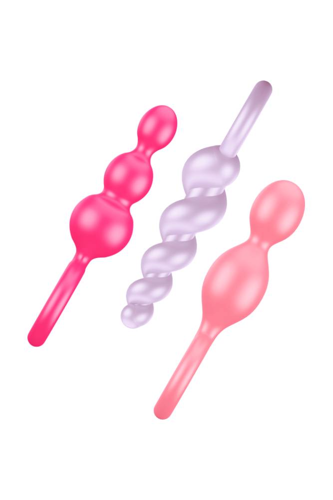 Satisfyer - Booty Call 3-Piece Plug Set - Multicolour Sex Toy - Tophatter Daily Deals